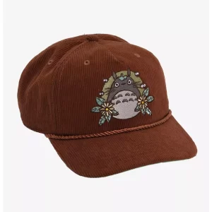 Studio Ghibli Products My Neighbor Totoro Embroidered Corduroy Snapback Hat