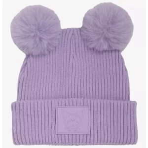 Sanrio Products Kuromi Double Pom Beanie