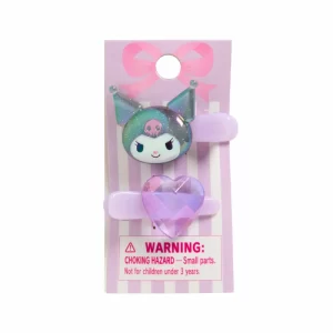 Sanrio Products Kuromi mini hair clip set 