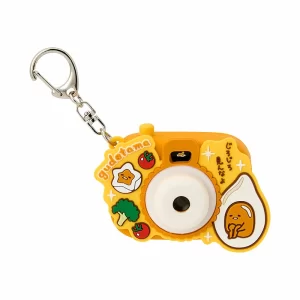Gudetama Camera-Shaped Light Scope Keychain (Miniature Toy)